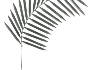 Metal palm leaf green 100cm